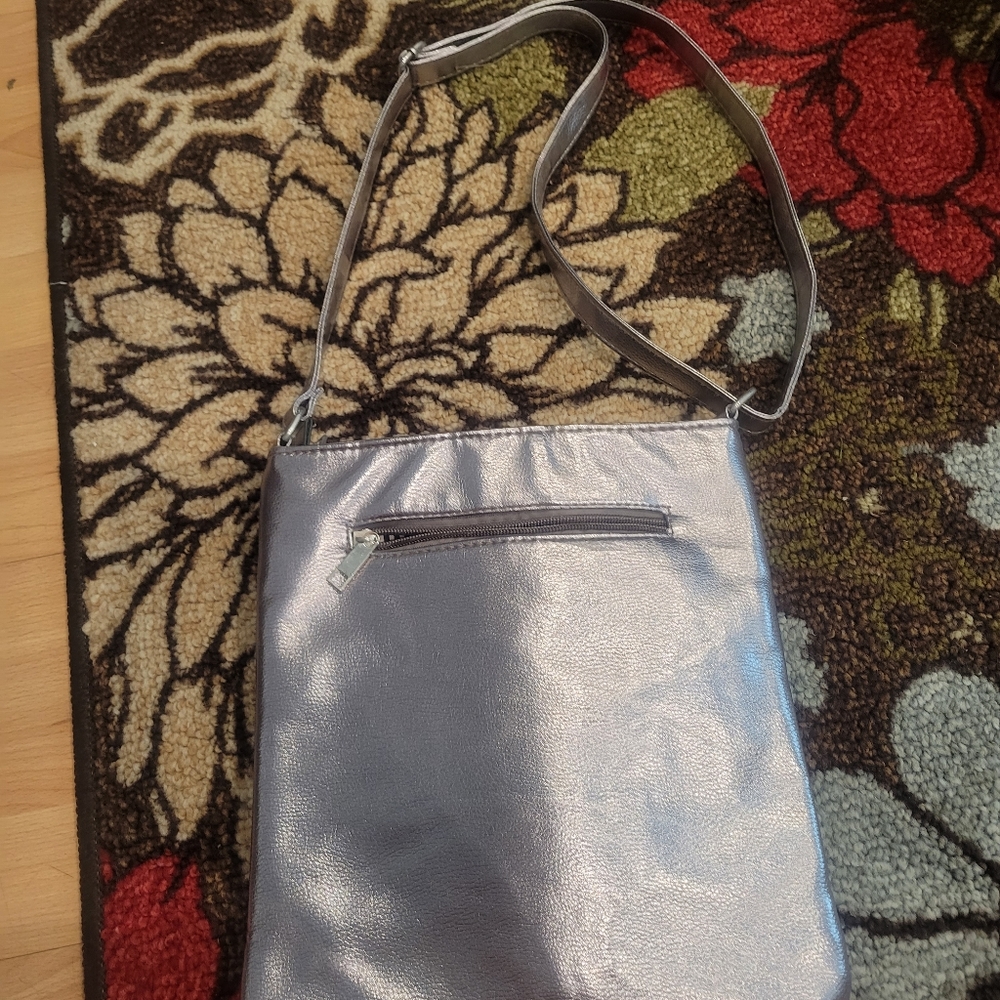 Dazzling Silver and Sequins Purse